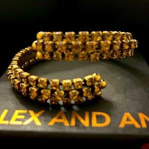 Rare Alex and Ani Topaz Wrap